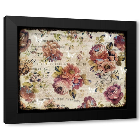 Hotel France Black Modern Wood Framed Art Print with Double Matting by Allen, Kimberly