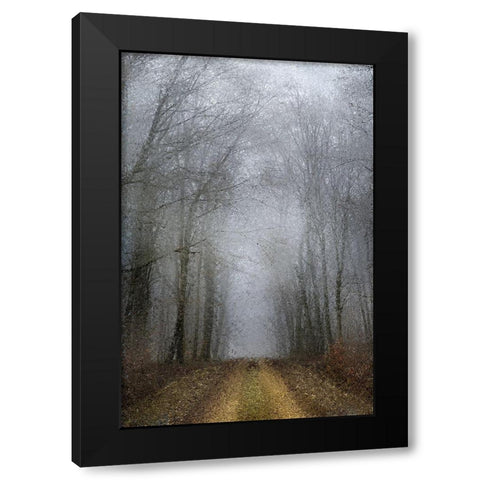 Road of Mysteries Black Modern Wood Framed Art Print with Double Matting by Kimberly, Allen