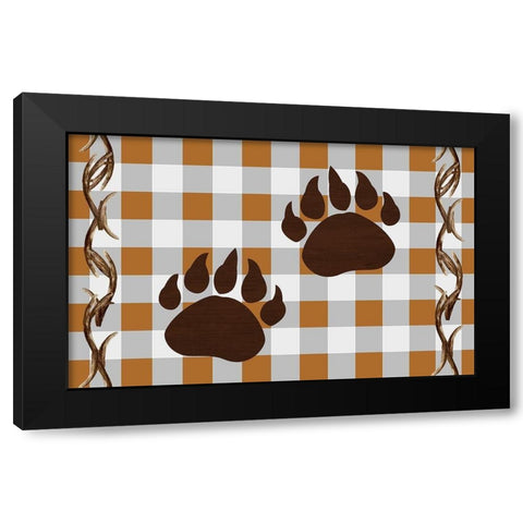 In the Woods 1 Black Modern Wood Framed Art Print by Kimberly, Allen