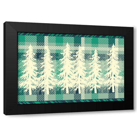 Welcome to The Woods 7 Black Modern Wood Framed Art Print by Kimberly, Allen