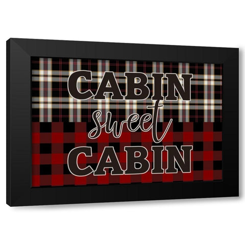 The Lodge 5 Black Modern Wood Framed Art Print with Double Matting by Kimberly, Allen