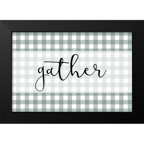 Gather Black Modern Wood Framed Art Print by Kimberly, Allen