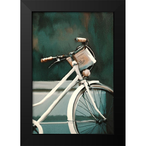 Vintage Delivery Black Modern Wood Framed Art Print by Kimberly, Allen