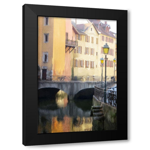 Reflection Black Modern Wood Framed Art Print by Kimberly, Allen