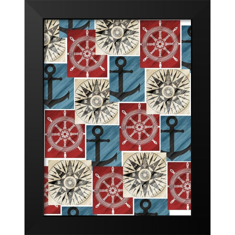 Nautical Dreams Full Black Modern Wood Framed Art Print by Kimberly, Allen