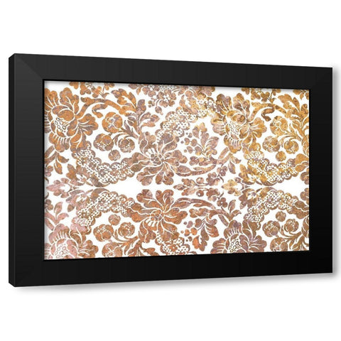 Multi Scroll v3 Black Modern Wood Framed Art Print with Double Matting by Kimberly, Allen