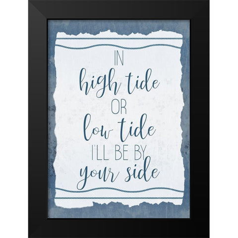Seas Tide 2 Black Modern Wood Framed Art Print by Kimberly, Allen
