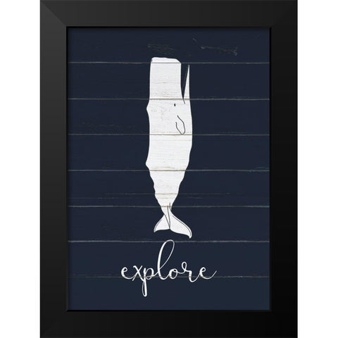 Dream Explore 2 Black Modern Wood Framed Art Print by Kimberly, Allen