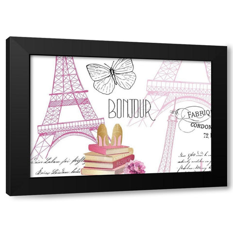 Paris Scents 10 Black Modern Wood Framed Art Print by Kimberly, Allen