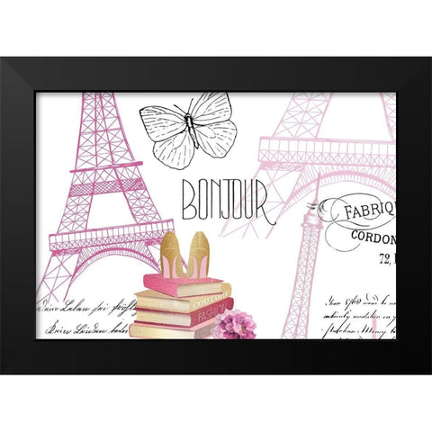 Paris Scents 10 Black Modern Wood Framed Art Print by Kimberly, Allen