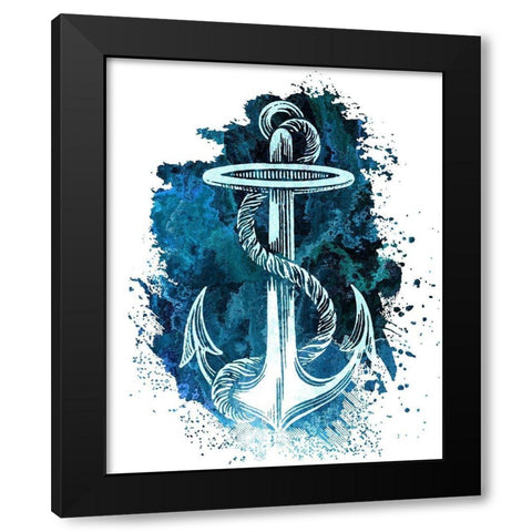 As Free 1 Black Modern Wood Framed Art Print by Kimberly, Allen