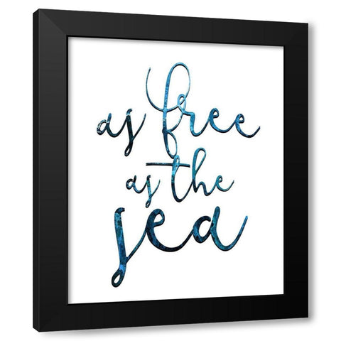 As Free 2 Black Modern Wood Framed Art Print by Kimberly, Allen