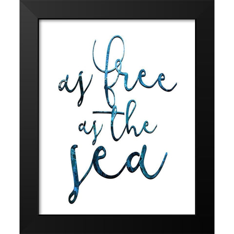 As Free 2 Black Modern Wood Framed Art Print by Kimberly, Allen