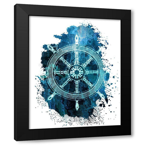 As Free 3 Black Modern Wood Framed Art Print by Kimberly, Allen