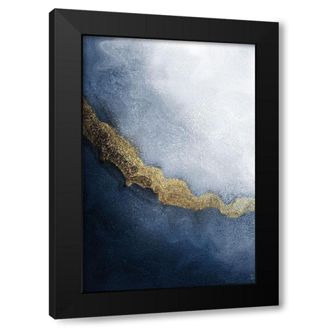 In The Stream Black Modern Wood Framed Art Print with Double Matting by Kimberly, Allen