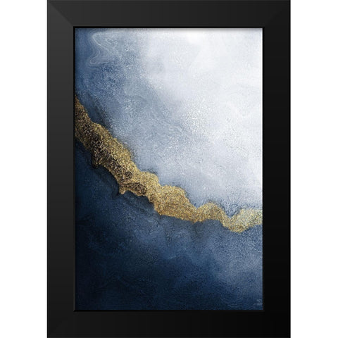 In The Stream Black Modern Wood Framed Art Print by Kimberly, Allen