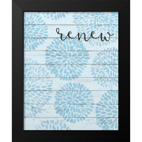 Relax C Black Modern Wood Framed Art Print by Kimberly, Allen