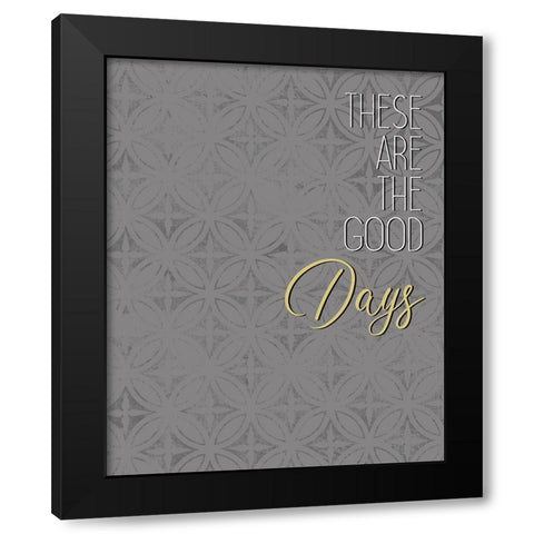 These Are Black Modern Wood Framed Art Print by Kimberly, Allen