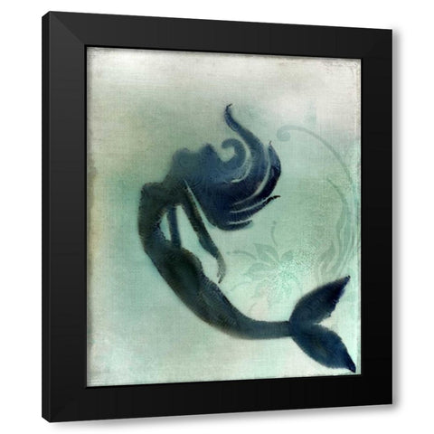 Splash Black Modern Wood Framed Art Print with Double Matting by Allen, Kimberly