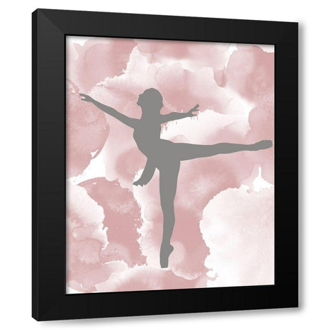 Plie All Day 3 Black Modern Wood Framed Art Print by Kimberly, Allen