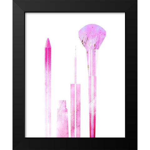 Wake UP 1 Black Modern Wood Framed Art Print by Kimberly, Allen