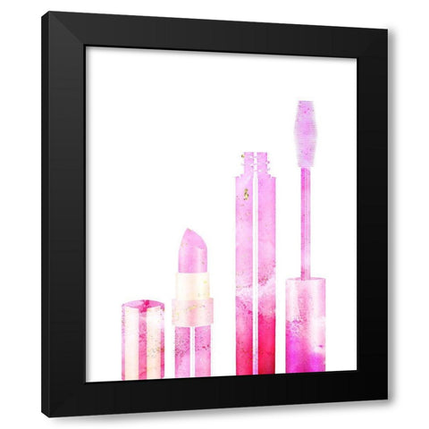 Wake UP 3 Black Modern Wood Framed Art Print by Kimberly, Allen