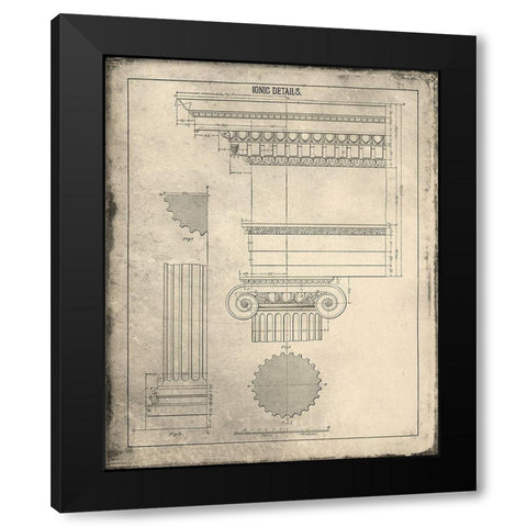 Details 2 Black Modern Wood Framed Art Print with Double Matting by Kimberly, Allen