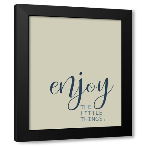 Live Everyday 2 Black Modern Wood Framed Art Print with Double Matting by Kimberly, Allen
