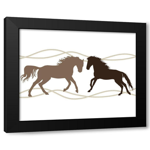 Country Living 4 Black Modern Wood Framed Art Print with Double Matting by Kimberly, Allen