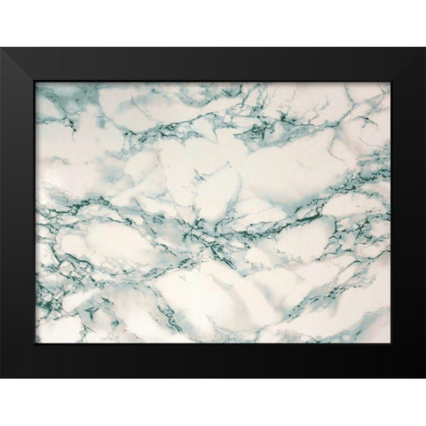 Flecks Marble Black Modern Wood Framed Art Print by Kimberly, Allen
