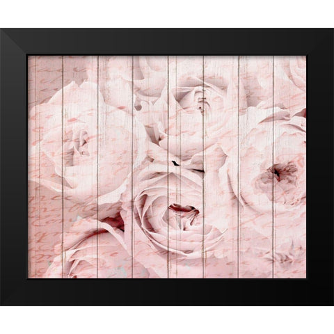 In The Roses 2 Black Modern Wood Framed Art Print by Kimberly, Allen