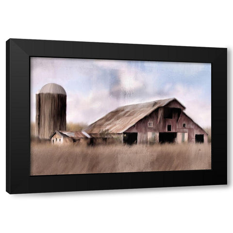 Forgotten Barn Black Modern Wood Framed Art Print by Kimberly, Allen