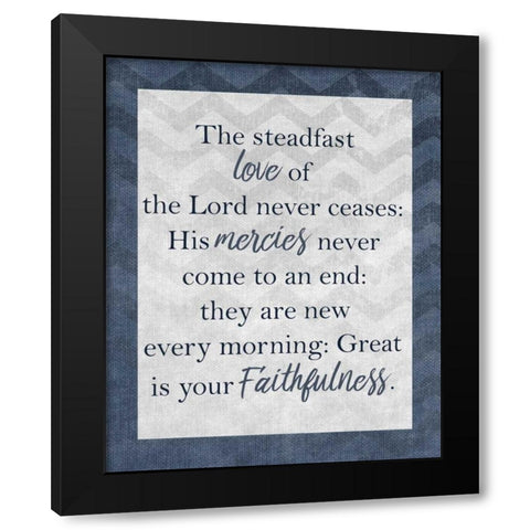 Great Is Black Modern Wood Framed Art Print by Allen, Kimberly