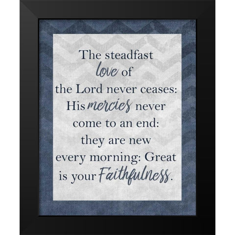 Great Is Black Modern Wood Framed Art Print by Allen, Kimberly