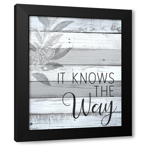 Follow Your Soul 2 Black Modern Wood Framed Art Print with Double Matting by Kimberly, Allen