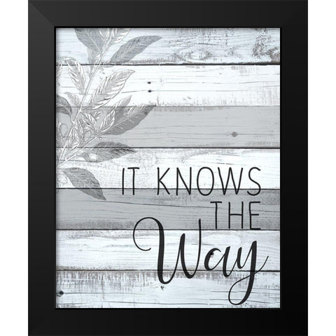 Follow Your Soul 2 Black Modern Wood Framed Art Print by Kimberly, Allen