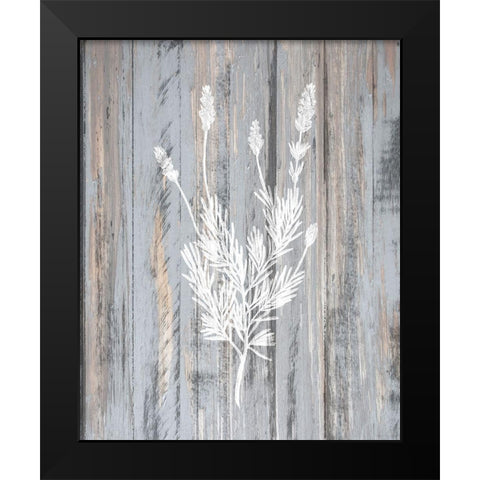 Botanical Wood 3 Black Modern Wood Framed Art Print by Kimberly, Allen