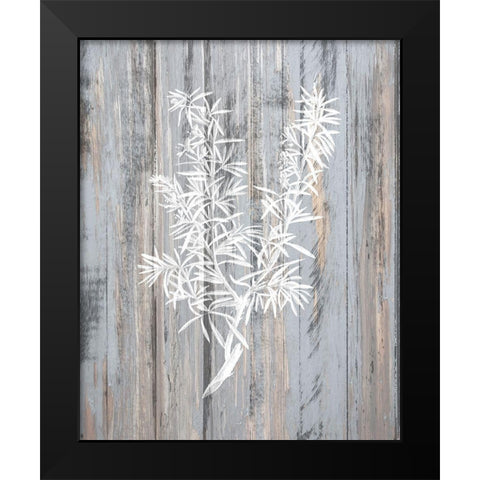 Botanical Wood 4 Black Modern Wood Framed Art Print by Kimberly, Allen