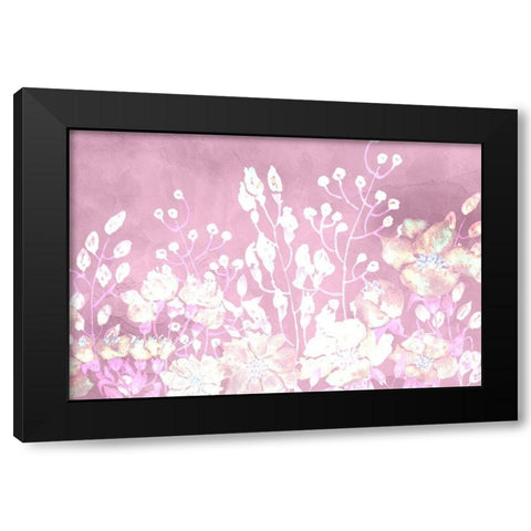 White Silhouette 1 Black Modern Wood Framed Art Print by Kimberly, Allen