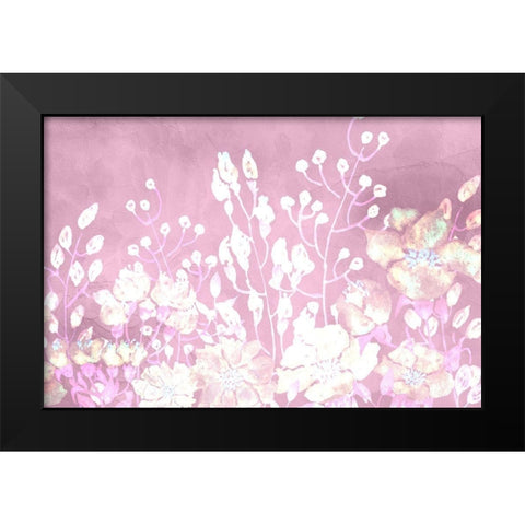 White Silhouette 1 Black Modern Wood Framed Art Print by Kimberly, Allen