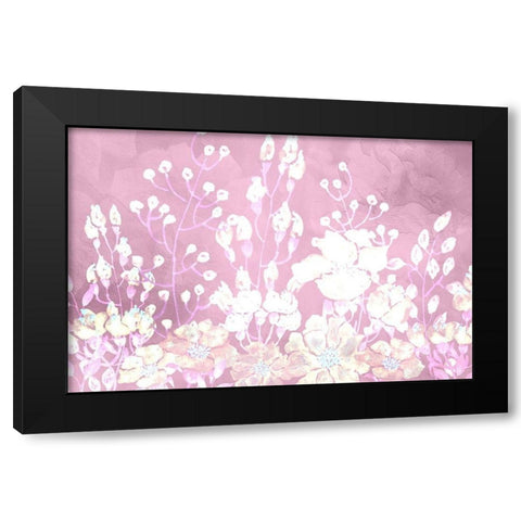 White Silhouette 2 Black Modern Wood Framed Art Print with Double Matting by Kimberly, Allen