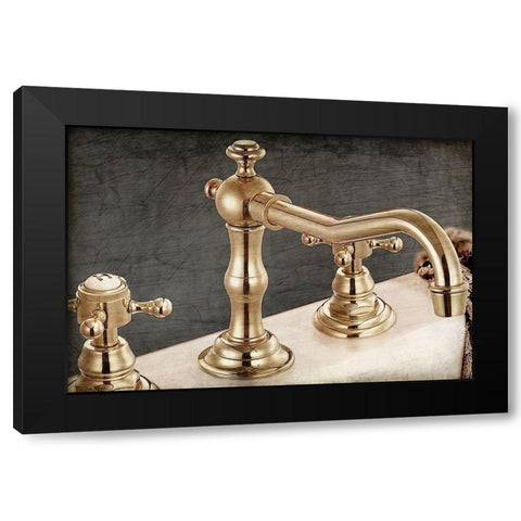 Sink Black Modern Wood Framed Art Print with Double Matting by Kimberly, Allen