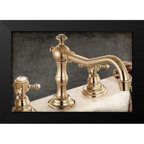 Sink Black Modern Wood Framed Art Print by Kimberly, Allen