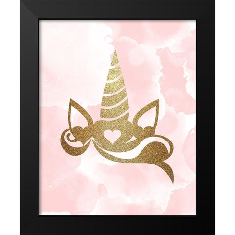 Born to Be 1 Black Modern Wood Framed Art Print by Kimberly, Allen