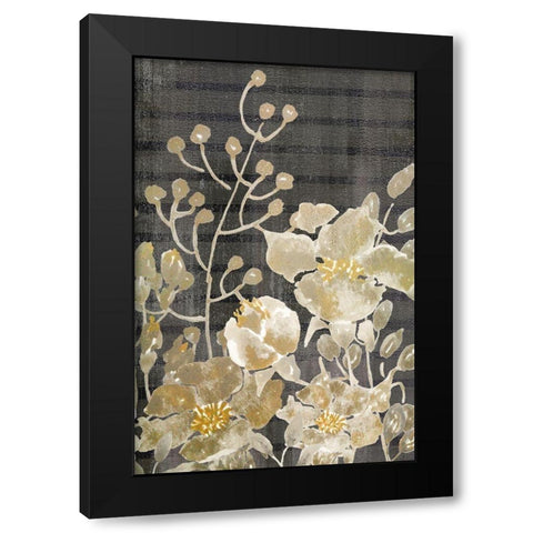 Golden Fields 1 Black Modern Wood Framed Art Print by Kimberly, Allen