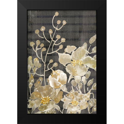Golden Fields 1 Black Modern Wood Framed Art Print by Kimberly, Allen