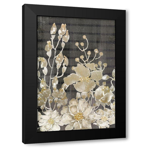 Golden Fields 2 Black Modern Wood Framed Art Print with Double Matting by Kimberly, Allen