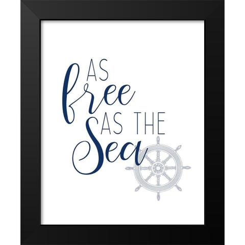 Adventures at Sea 4 Black Modern Wood Framed Art Print by Kimberly, Allen
