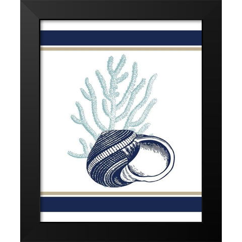 The Sea 2 Black Modern Wood Framed Art Print by Kimberly, Allen