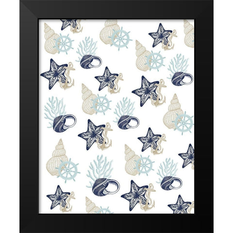 The Sea 4 Black Modern Wood Framed Art Print by Kimberly, Allen